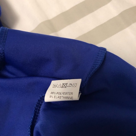 Chic Long Sleeve Blue Dress - Picture 3 of 4